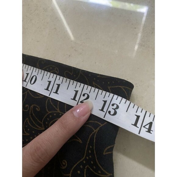 Bait Women’s Black Patterned Short Straight Skirt Size 3 - Picture 4 of 7